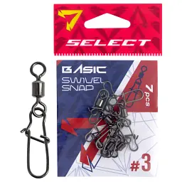 Вертлюжок з застібкою Select Basic Swivel Snap #3 (7 шт/уп)