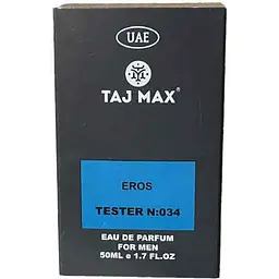 Парфумована вода для чоловіків Taj Max 50мл тестер №034 VERSACE EROS