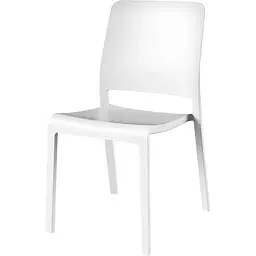 Стілець садовий пластиковий Evolutif Charlotte Deco Chair білий