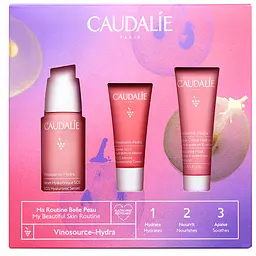 Набір Caudalie Vinosource Hydra: сироватка 30 мл + маска для обличчя 15 мл + крем 15 мл - мініатюра 2