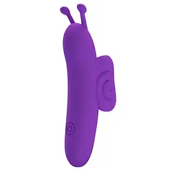 Вібратор на палець Pretty Love Snail Honey Finger, 10 см (фіолетовий) - мініатюра 4
