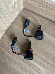 Автомобільні LED лампи H11 світлодіодні 6500K IP67 +300% яскравості активне охолодження комплект 2 шт (SKU-099) - мініатюра 9