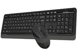 Комплект бездротовий A4tech Fstyler FG1010, Black+Grey, клавіатура+миша - мініатюра 4