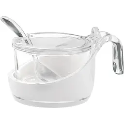 Місткість для зберігання Guzzini Grace з чайною ложкою 14х10.5х8 см (24890000)