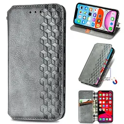 Шкіряний чохол-книжка GETMAN Cubic (PU) для Xiaomi 13 Pro Сірий - мініатюра 3