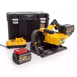 Пила дискова акумуляторна DeWalt з АКБ та ЗП DCS520T2 - мініатюра 8
