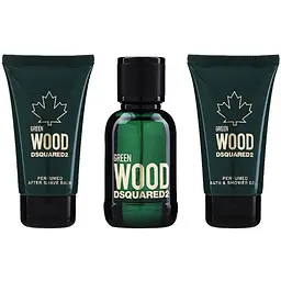 Набір Dsquared2 Green Wood туалетна вода 50 мл + гель для душу 50 мл + гель после бритья 50 мл