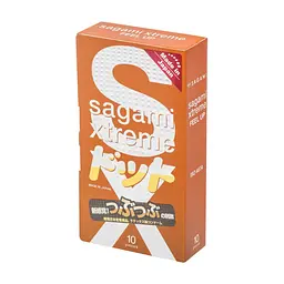 Презервативи Sagami Xtreme Feel Up Ребристі 10 шт. (4974234101023)
