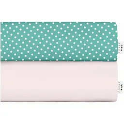 Набір простирадл полуторне Cosas ROSE/MINT DOTS 155х240 см (SetSheet_Rose_DotsMint_155х240)