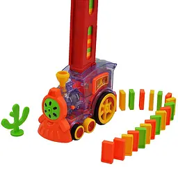 Дитяча іграшка Потяг Доміно на Батарейках Domino Train - мініатюра 3