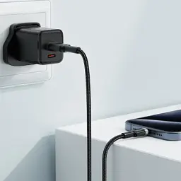 Дата кабель USB 2.0 AM to USB-C 1.2m 60W black Acefast (6974316285144) - мініатюра 5