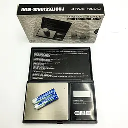 Ювелірні електронні ваги аптечні з LCD дисплеєм поділ 0.01 г до 200 г UKC 7019 - мініатюра 2