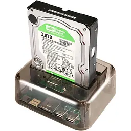 Зовнішня кишеня Dynamode 2*HDD 2,5"/3,5" SATA /IDE/SSD - USB3.0, 2 x USB 2.0, SD/TF/M2 (DM-CAD-S8) - мініатюра 5
