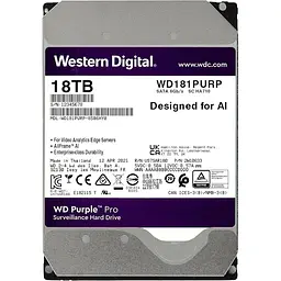 Жорсткий диск 3.5` WD Purple Pro 18TB SATA 512MB (WD181PURP) [141172] - мініатюра 3