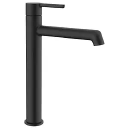 Змішувач для умивальника високий Koer KB-11029-05 Black KR5488 Чорний матовий
