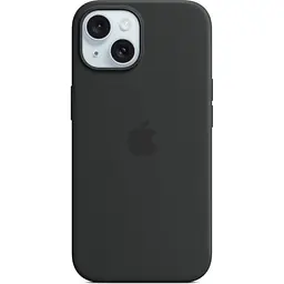 Чохол Silicone Case with MagSafe для Apple iPhone 15 Storm Black ААА [95899]