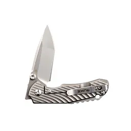 Ніж складаний кишеньковий Ruike M671-TZ, (7 см) steel 154СМ/TC4 (титан) сірий - мініатюра 4