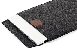 Чохол Gmakin Apple MacBook Air/Pro 15` GM17-15 Felt Case (Black) [73572] - мініатюра 5