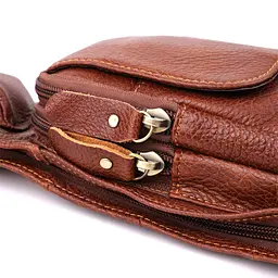Чоловіча сумка через плече з натуральної шкіри Vintage 40х14х6 см sum0027507 - мініатюра 7