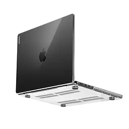 Чохол-накладка для MacBook Pro 16 M5 Pro-M2 Pro/M5 Max-M1 Max, прозорий, Crystal, полікарбонат (PC), захисний, прозорий, захист від подряпин і пошкоджень, вентиляція, доступ до портів, протиковзкі ніжки, для макбука, ArmorStandart (ARM79448) - мініатюра 5