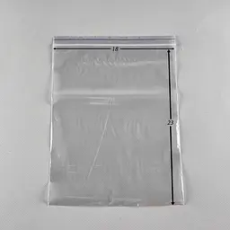 Пакети Zip-Lock прозорі 18x23 см, 100 шт, 50 мкм, поліетиленові пакети із застібкою - мініатюра 2