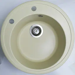 Кухонна мийка Adamant Sun Ø510x200 Бежевий ivory 000000573 - мініатюра 3
