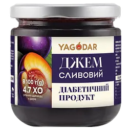 Джеми для діабетиків без цукру Yagodar, 5 шт - мініатюра 4