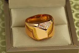 Кільце Xuping Jewelry Грань досконалості р 20 золотисте - мініатюра 2