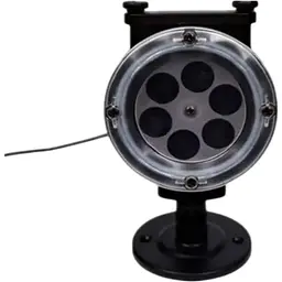 Вуличний лазерний проєктор XPRO Garden Projector Card № ZP1 (24) для Різдва, Нового року, Хелловіну з 12 різними слайдами для свят з пультом чорний (GR-67_438) - мініатюра 3