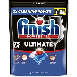 Засіб для миття посуду в посудомийних машинах Finish Ultimate 73 капсули
