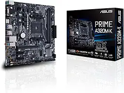 Материнська плата ASUS PRIME A320M-K (Prime A320M-K) (Socket AM4, AMD A320, Micro-ATX) Б/в - мініатюра 4