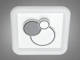 Світильник стельовий LED Diasha 8990-330x330, 52W, 2860lm, білий, металевий каркас, акриловий плафон, сучасний стиль для дому - мініатюра 3