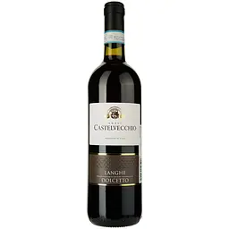 Вино Castelvecchio Langhe DOC Langhe Dolcetto червоне сухе 0.75 л