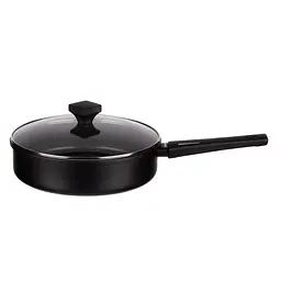 Сковорода Ardesto глибока з кришкою Gemini Gourmet 26см алюміній чорний kuh0014431 - мініатюра 4