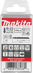 Набір полотен HСS для лобзика по металу Makita B-07749 (100 шт)
