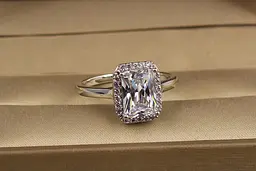 Кільце Xuping Jewelry Авангард р 16 сріблясте - мініатюра 2