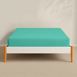 Простирадло Cosas на резинці фланель 80х160 bermuda, м'ята (Flannel_39Bermuda_80x160x20) - мініатюра 3