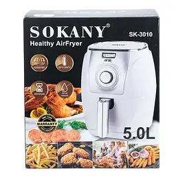 Аерогриль-фритюрниця SOKANY SK-3010 на 5 літрів, білий Sokany SK3010 - мініатюра 8