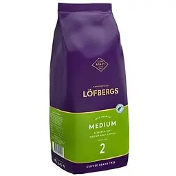 Кава в зернах Lofbergs Medium Roast 1 кг