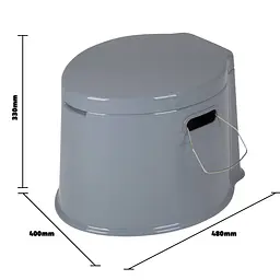 Біотуалет Bo-Camp Portable Toilet 7 Liters Grey (5502800) - мініатюра 12