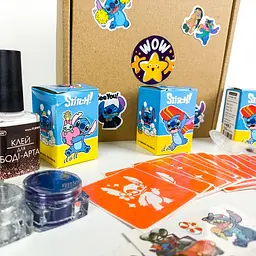Набір для біо-тату "Wow Box Стіч " від Fresh Tattoo wow-box-stich-3 для 3 дітей - мініатюра 2