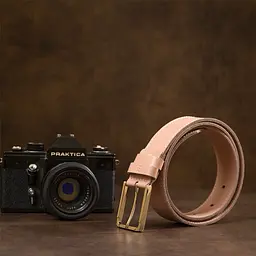 Ремінь шкіряний Grande Pelle жіночий 3,5х120 см acs0018741 - мініатюра 5