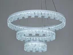 Люстра LED підвісна Romin чорна 140Вт пульт до 25м² - мініатюра 2