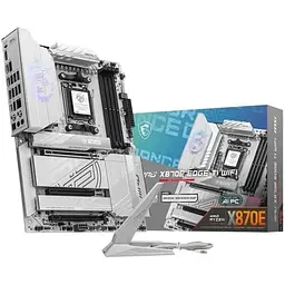 Материнська плата AM5 MSI MPG X870E EDGE TI WIFI, X870E, 4xDDR5, Int.Video (CPU), 4xSATA3, 4xM.2, 1xPCI-E 5.0 x16, 1xPCI-E 4.0 x16, 1xPCI-E 3.0 x16, ALC4080, 8126VB, WiFi 7, Bluetooth 5.4, 13xUSB 3.2 / 8xUSB 2.0, HDMI/2xType-C, ATX