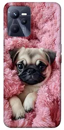TPU чохол Demsky Мопс у ніжностях для Realme C35