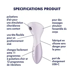 Вібромасажер Satisfyer Wand-erful з вакуумною кліторальною стимуляцією - мініатюра 3