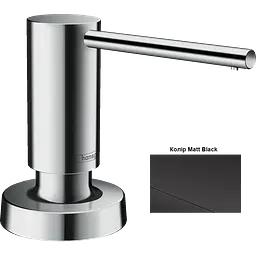Дозатор кухонний Hansgrohe A51 500 ml врізний Matt Black 40448670, Чорний матовий - мініатюра 2
