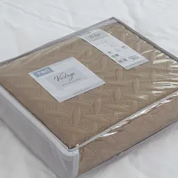 Покрывало ТЕП двустороннее Vintage с 2 наволочками 50х70 см 220х240 см капучино - миниатюра 7