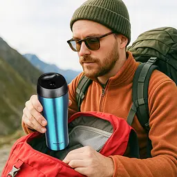 Термокухоль Mountain Goat Travel 0.38 л Blue (P-5905973406932) - мініатюра 7