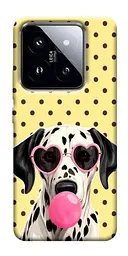 TPU чохол Demsky Pinky dolmatin для Xiaomi 14 Pro